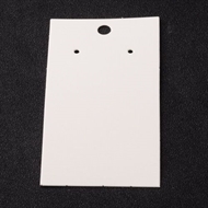 50 pap ark til øreringe - 5 x 9 cm.